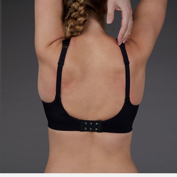 Nike Pro Hero Sports Bra Black 360 Degree High Support 620271 Size 32DD NWT - Picture 3 of 5